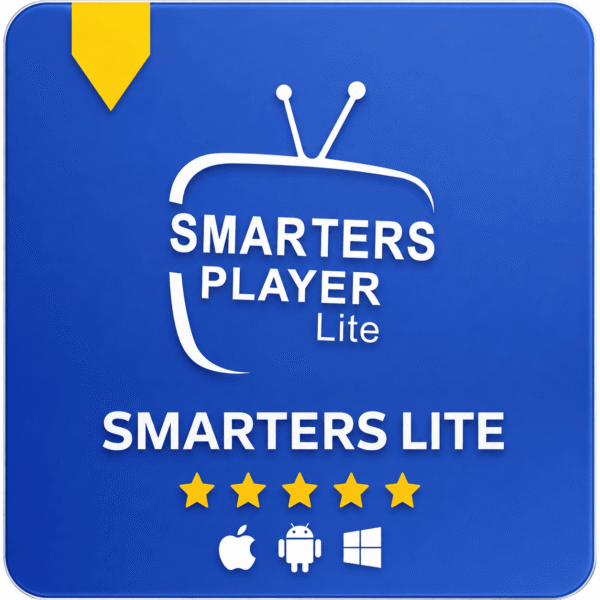 اشتراك IPTV - SMARTERS LITE PLAYER (2) اشتراك Smarters Player Lite لمدة 15 شهر